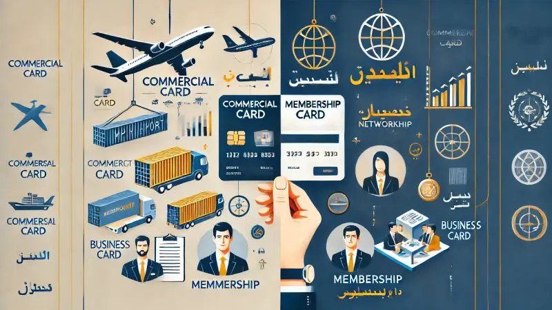تفاوت کارت بازرگانی و کارت عضویت
